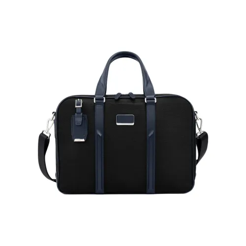 TUMI Nylon Briefcase One Shoulder Crossbody Portable Laptop bag Heiress Unisex Black