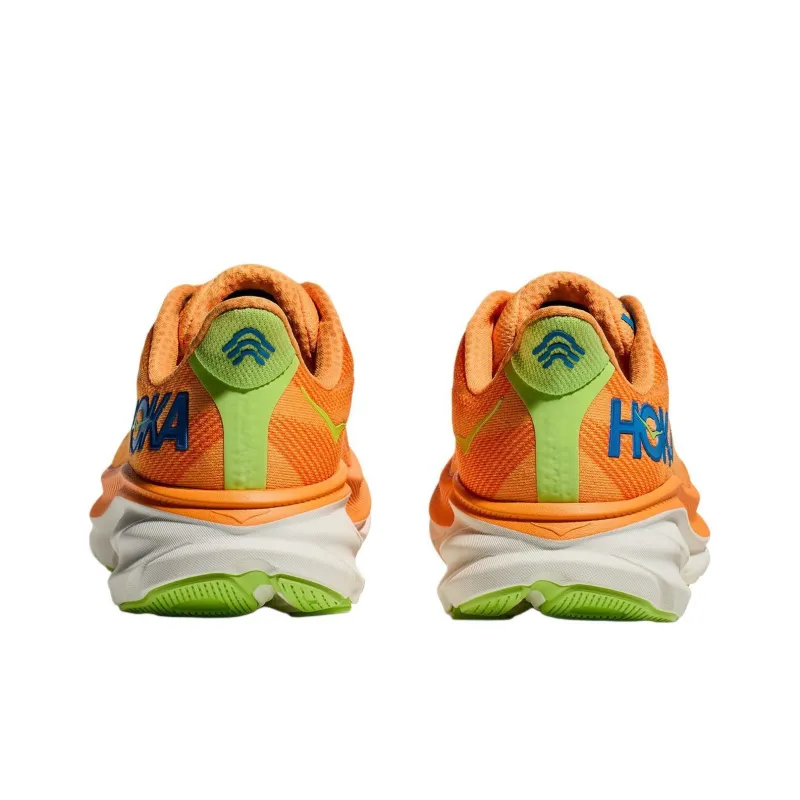 HOKA ONE ONE Clifton 9 Cushioning, Slip Resistant, And Abrasion Resistant Low Top Casual Running Shoes Men's Orange-6