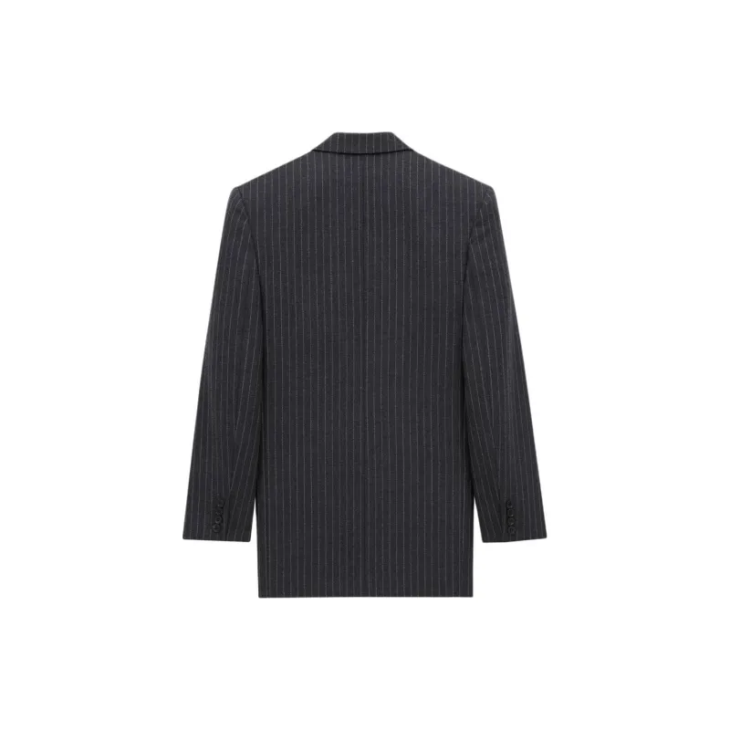 SAINT LAURENT Jackets Coats Women's Black-1