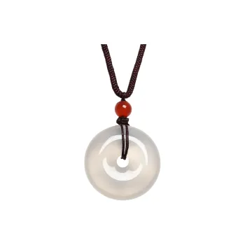 YASHENGZHUBAO Chalcedony Jade Necklaces Unisex