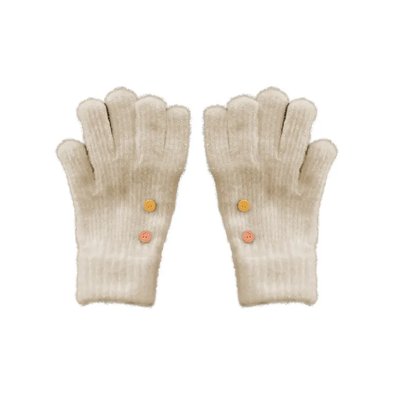 JKEM Acrylic Knit Gloves Unisex-0