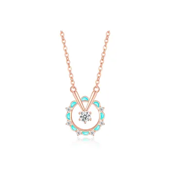 CHIEMOT S925 Silver Collarbone Chain Women's