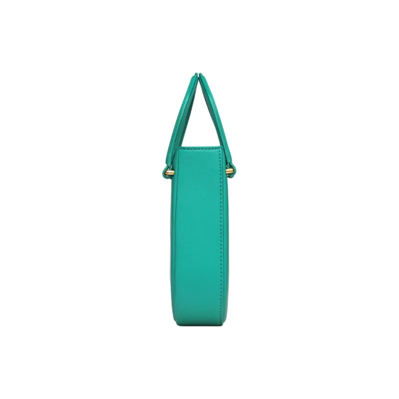 ST&SAT Split Cow Leather Bonded Synthetic Leather Crossbody Cell Phone Pouch Small Handbag Regular Women's Multicolor-2