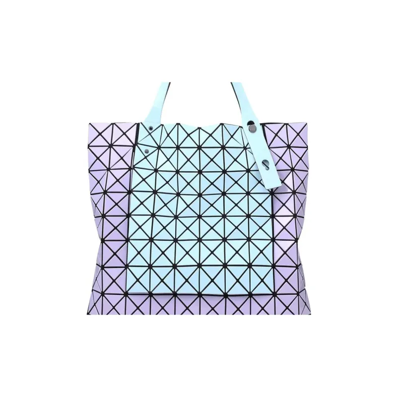 ISSEY MIYAKE Prism Artificial Leather With Polyester Shoulder Bag, Handbag Unisex Saxophone Blue-1