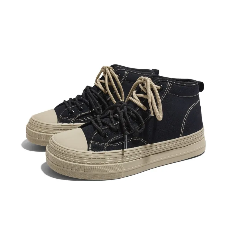 RENBEN Anti Slip And Wear Resistant Warm High Top Canvas Shoes Women's-7