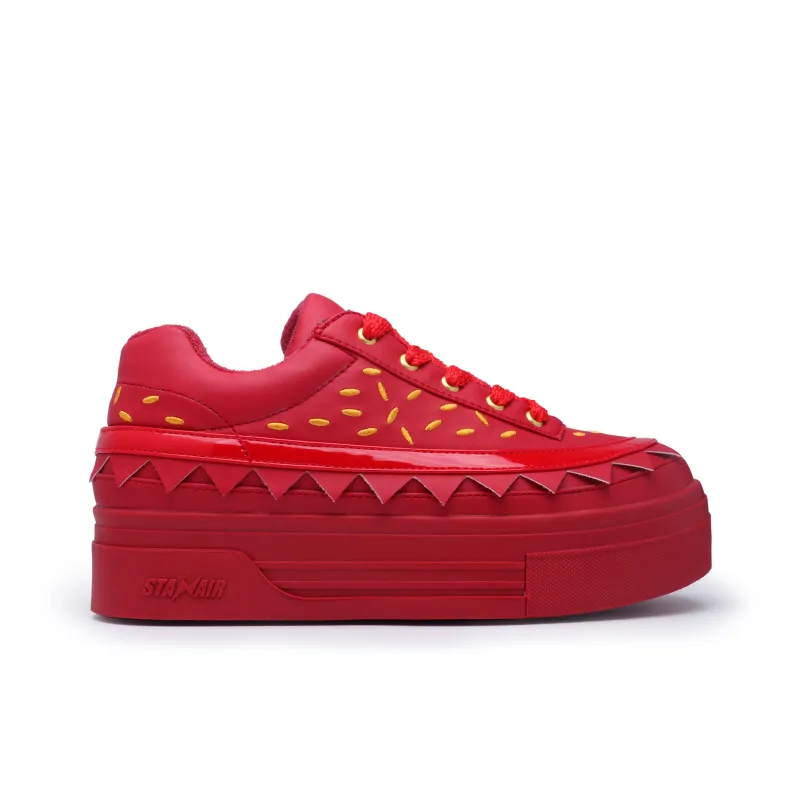 Stanair X Vandytheburger Skateboard Shoes Unisex Low Top White, Black-19