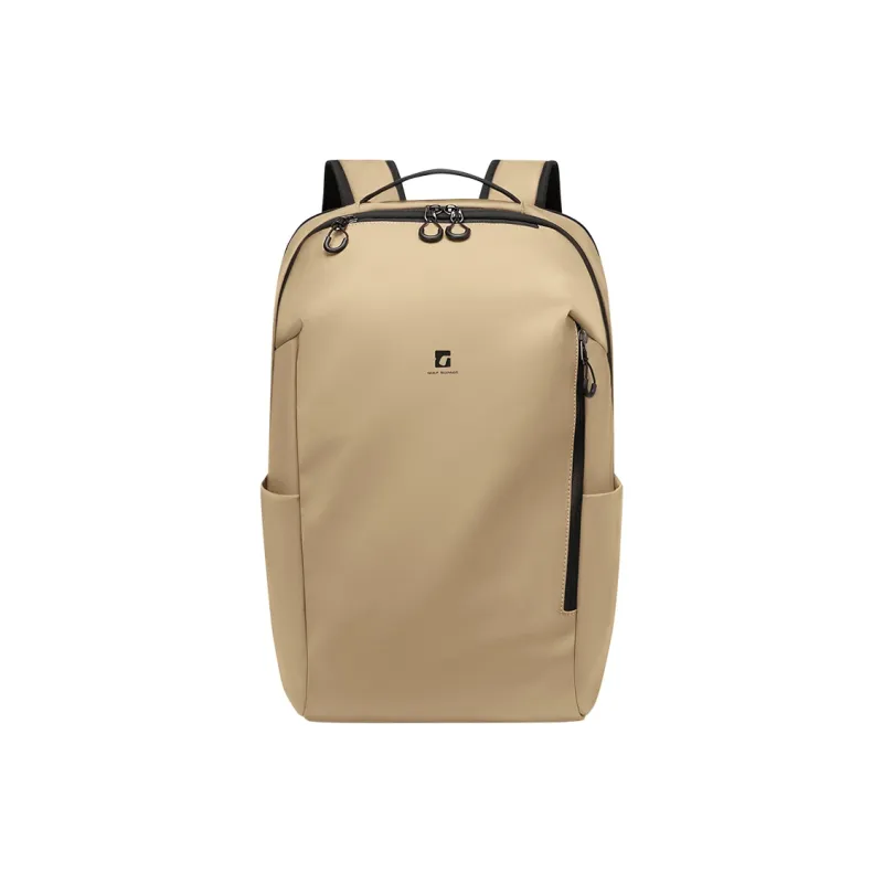 GOLF Fabric Backpack Regular Men's Black/Meteorite Brown-6
