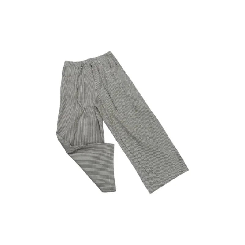 PEDLOR Casual Pants Unisex Gray Green-2