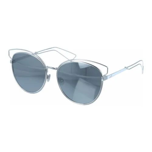 DIOR Metal Cat Eye Sunglasses Unisex Blue