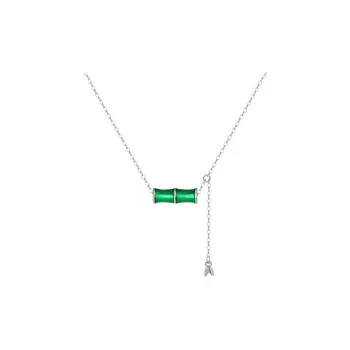 Heart Grass 999 Fine Silver Necklaces Women's