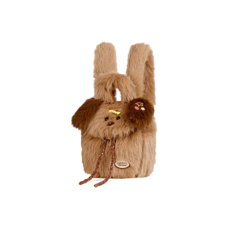 VANWALK Polyester Backpack Women's Sweet Chestnut Puppy/Lucky Puppy/Cloud Star Bunny-1