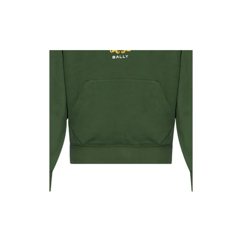 BALLY Logo-embroidered Hoodie-1