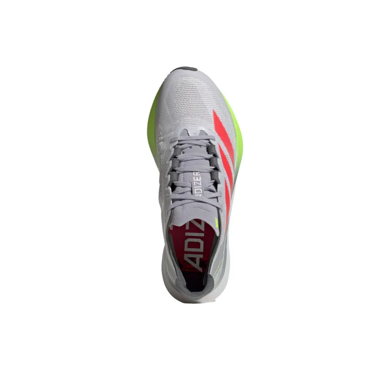 Adidas Adizero Boston 12 Dash Grey Lucid Red Lucid Lemon Women's-2