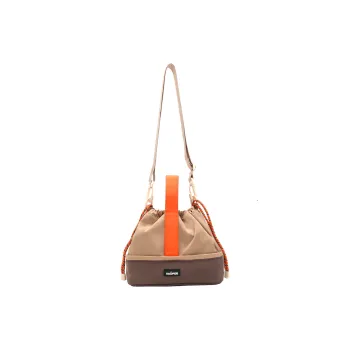 VAOPER Nylon Shoulder Bag Crossbody Bag Lunch Box Bag Lunch Box Handbag Small Size Unisex Multicolor