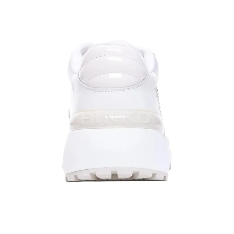 PINKO Logo Embellished Gem Sneakers Women's-4