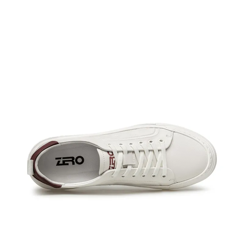 ZRO Skateboard Shoes Men Low Top White Blue/White Red-4