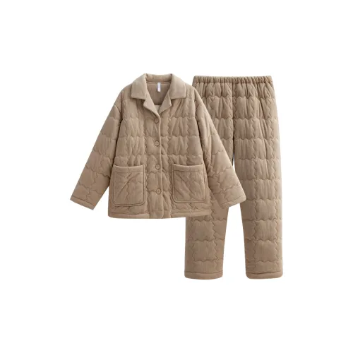 Same Language Pajama Set Women's Wheat