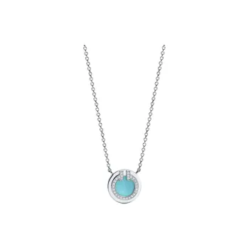 TIFFANY & CO. 18K White Gold Necklaces Unisex White Gold