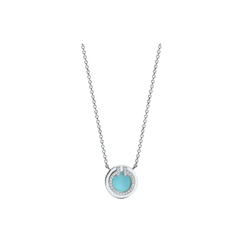 TIFFANY & CO. 18K White Gold Necklaces Unisex White Gold