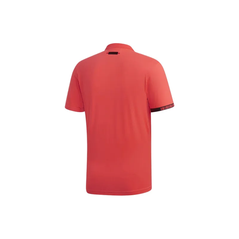 Adidas Polo Shirts Men Watermelon Red-1