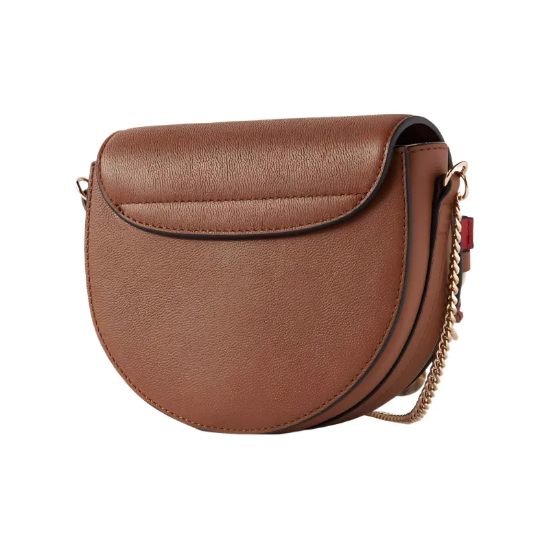 See By Chloe Textured Leather Crossbody Bag, Shoulder Bag Women's Caramel-4