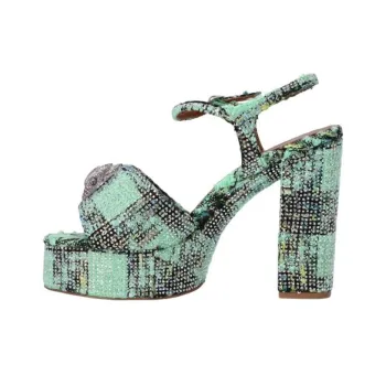 Kurt Geiger London Kensington One Strap Sandals 12.5cm Women's Green