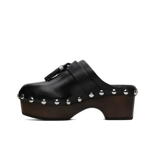 RAG&BONE Closed Toe Slippers 5cm Women's Black