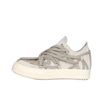 RICK OWENS/RO Mega Low Top Skateboard Shoes Men's Light Gray