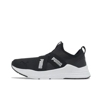 PUMA Anti Slip Wear Resistant Low Top Running Shoes Women's Black