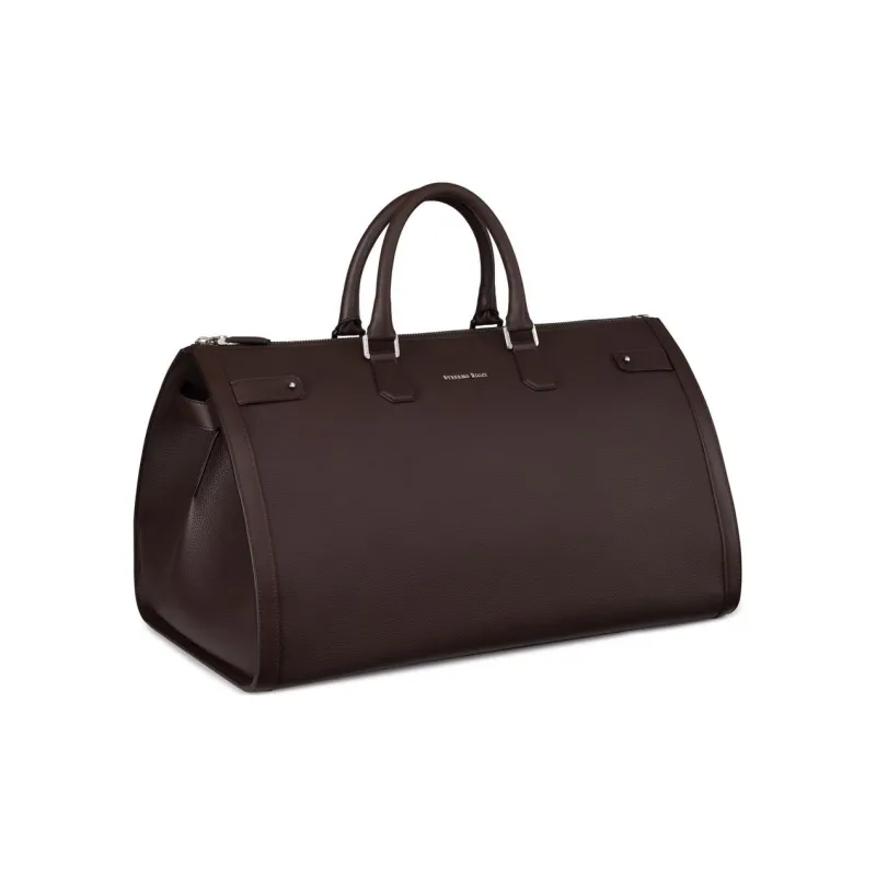 STEFANO RICCI Calfskin Travel Bag Women's Burgundy-1