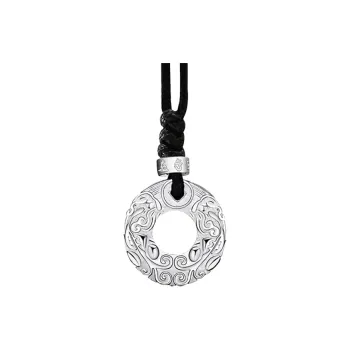 Yuanyanghuangjin 999 Fine Silver Necklaces Men's
