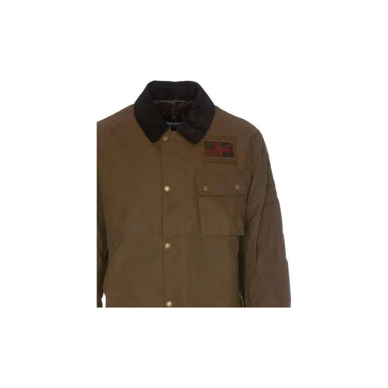 BARBOUR International Workers Wax Jacket-5