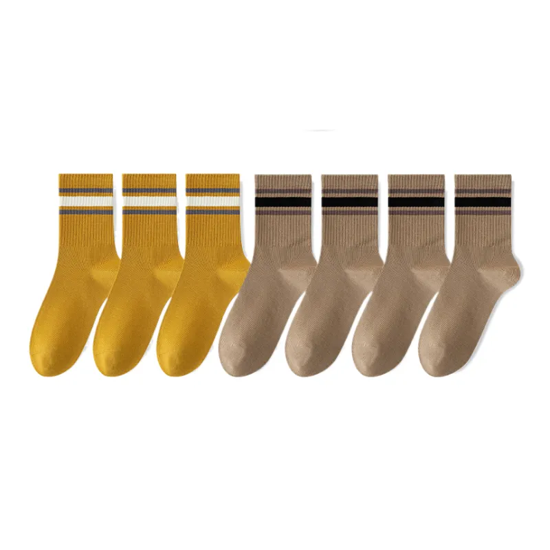 Cotton Gene Mid Calf Socks Men's 7 Pack-5