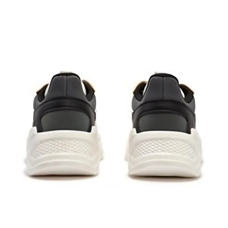 361° Wear Resistant Low Top Casual Shoes Men's White Gray Black-2