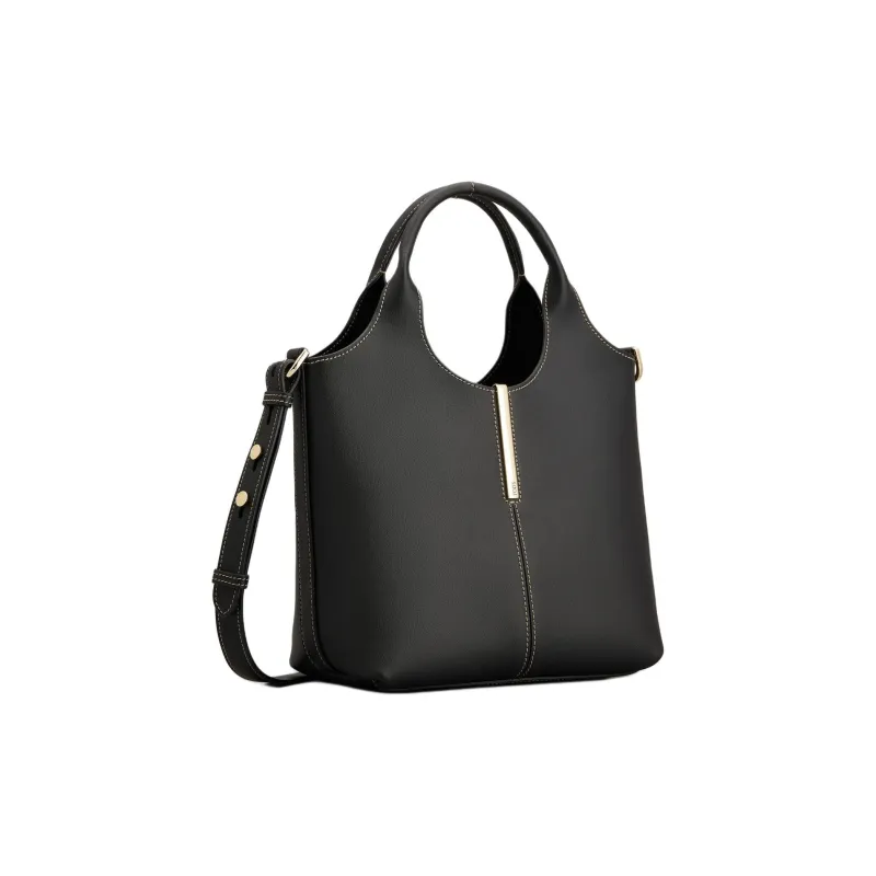 TOD'S Logo Engraved Mini Shopping Bag-1