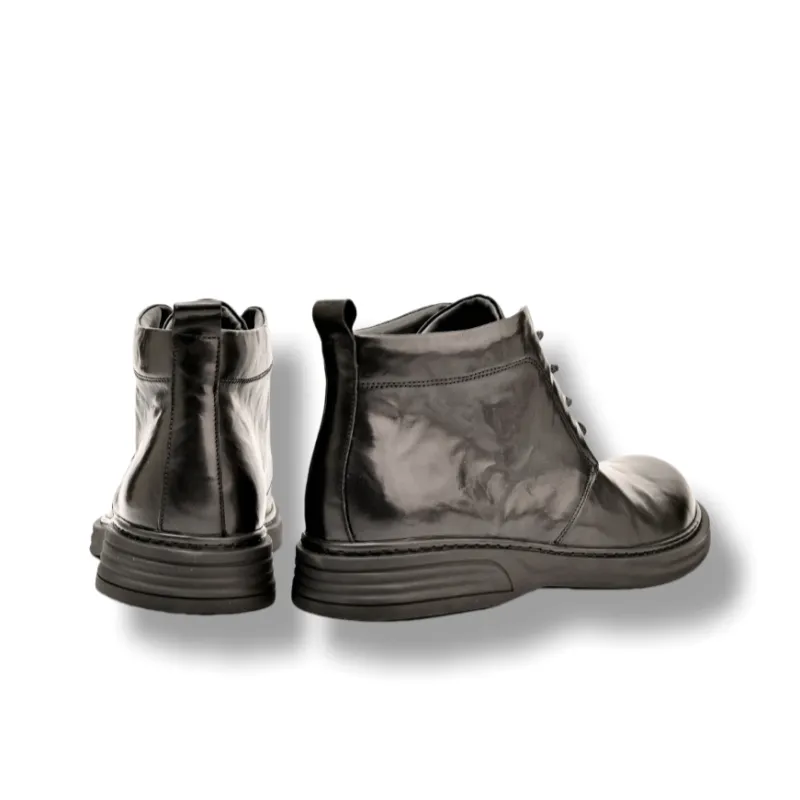 Brounvanm Ankle Boots Men's Black-5