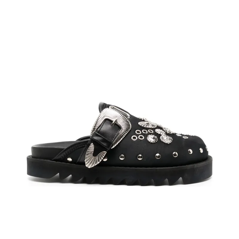 Toga Pulla Closed Toe Slippers Women's Black-1