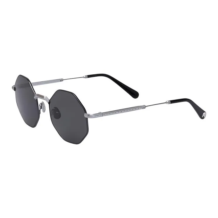 STEFANO RICCI Metal With Palladium Plating Irregular Shape Sunglasses Men's Silver-0
