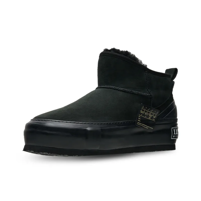 VESSEL Warm And Wear Resistant Short Snow Boots Unisex Black-2