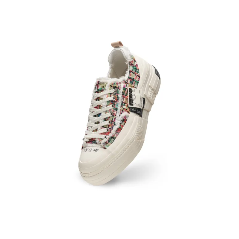 VESSEL Cushioning Lightweight Low Top Skateboard Shoes Unisex Beige Multicolor-2