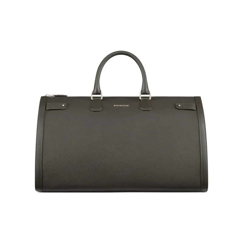 STEFANO RICCI Calfskin Travel Bag Men's Gray-0