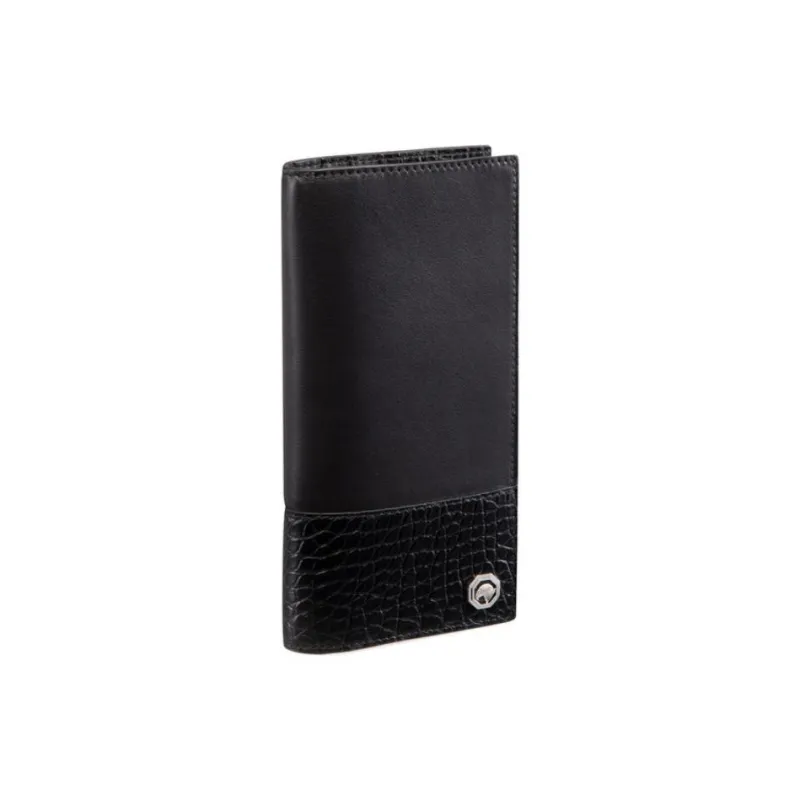 STEFANO RICCI Calfskin Wallet Men's Black-1