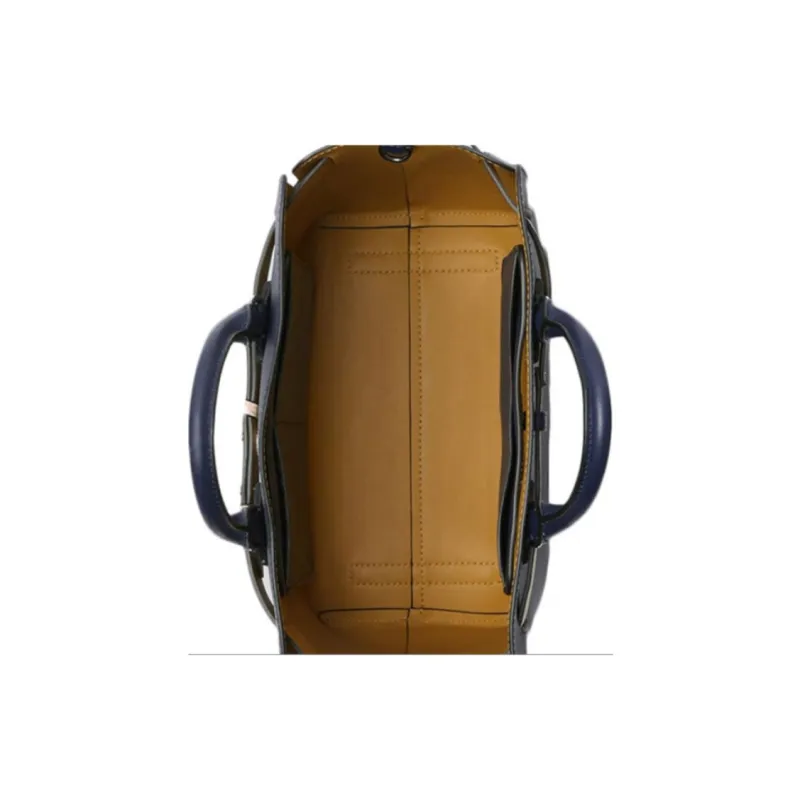 Burberry Cow Leather Shoulder Bag, Crossbody Bag, Handbag Women's Dark Blue-5