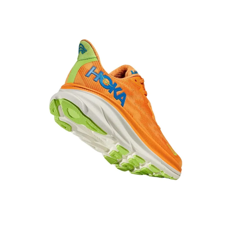 HOKA ONE ONE Clifton 9 Cushioning, Slip Resistant, And Abrasion Resistant Low Top Casual Running Shoes Men's Orange-7