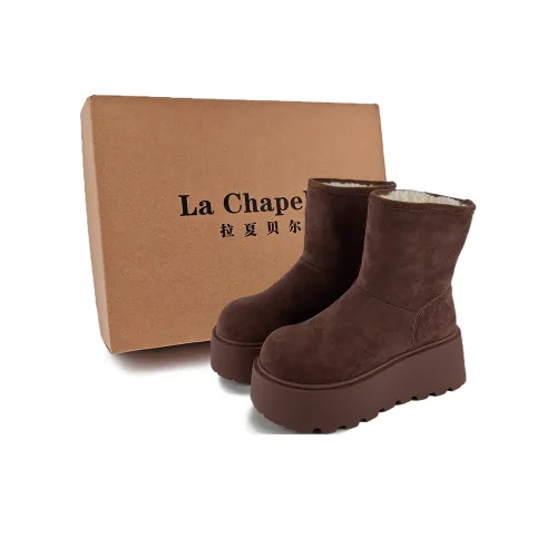 La Chapelle Snow Boots Women's Black Brown