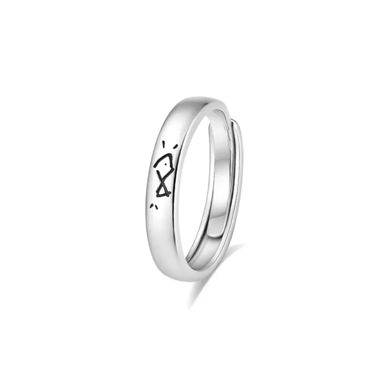Muyan S999 Fine Silver Rings Unisex-0