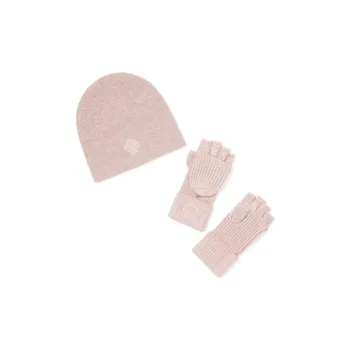 Kate Spade Acrylic, Sheep Wool, Polyester, Metal Coating Fiber, Glove & Beanies Women's Rose Pink