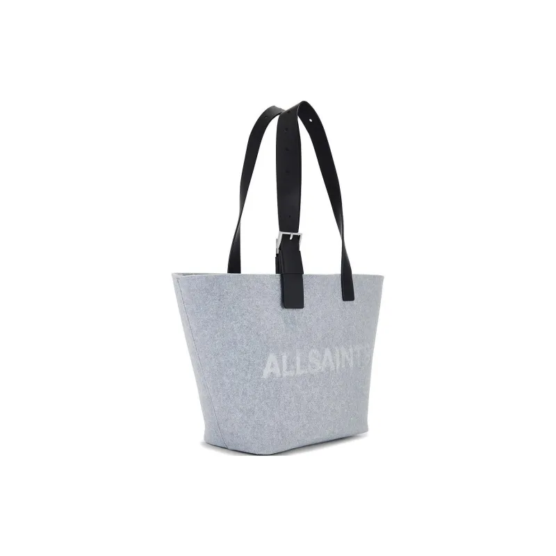 ALLSAINTS Leather Tote Bag Shopping Bag Shoulder Bags Women's Blue-1