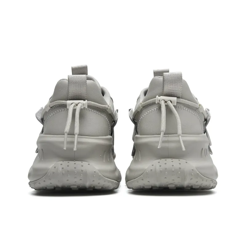 HLA The Mountain Is Not In The High Series Low Top Chunky Sneakers Men's Gray-3