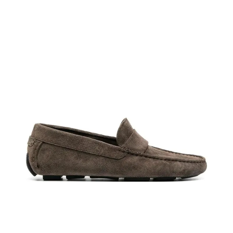 Henderson Baracco Segmented-sole Suede Loafers-1